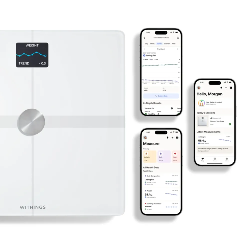 Withings Body Smart Personvåg med wifi Vit