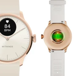 Withings Scanwatch Light Smartklocka med klassisk urtavla 37 mm Rose Gold