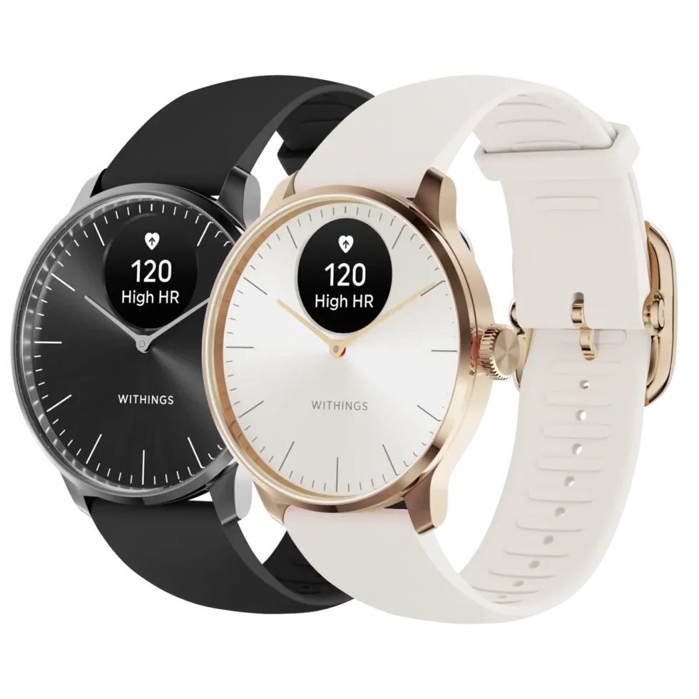 Withings Scanwatch Light Smartklocka med klassisk urtavla 37 mm Svart