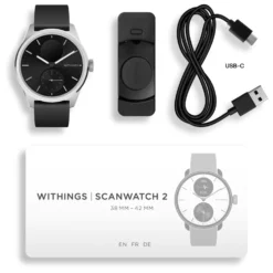 Withings Scanwatch 2 Smartklocka med klassisk urtavla 42 mm
