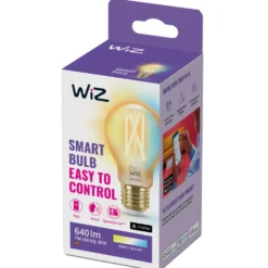 WiZ Amber Filament A60 Smart LED-lampa E27 640 lm