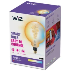 WiZ Amber Filament G200 Smart LED-lampa E27 390 lm