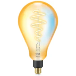 WiZ Amber Filament PS160 Smart LED-lampa E27 390 lm