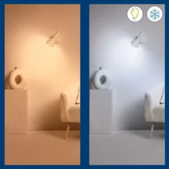 WiZ C37 Smart LED-lampa E14 470 lm 2-pack