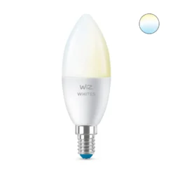 WiZ C37 Smart LED-lampa E14 470 lm 2-pack