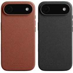 WOOLNUT Läderfodral för iPhone Air Cognac