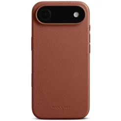 WOOLNUT Läderfodral för iPhone Air Cognac