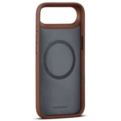 WOOLNUT Läderfodral för iPhone Air Cognac