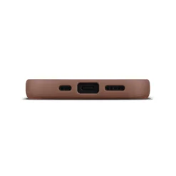 WOOLNUT Läderfodral för iPhone 17 Cognac
