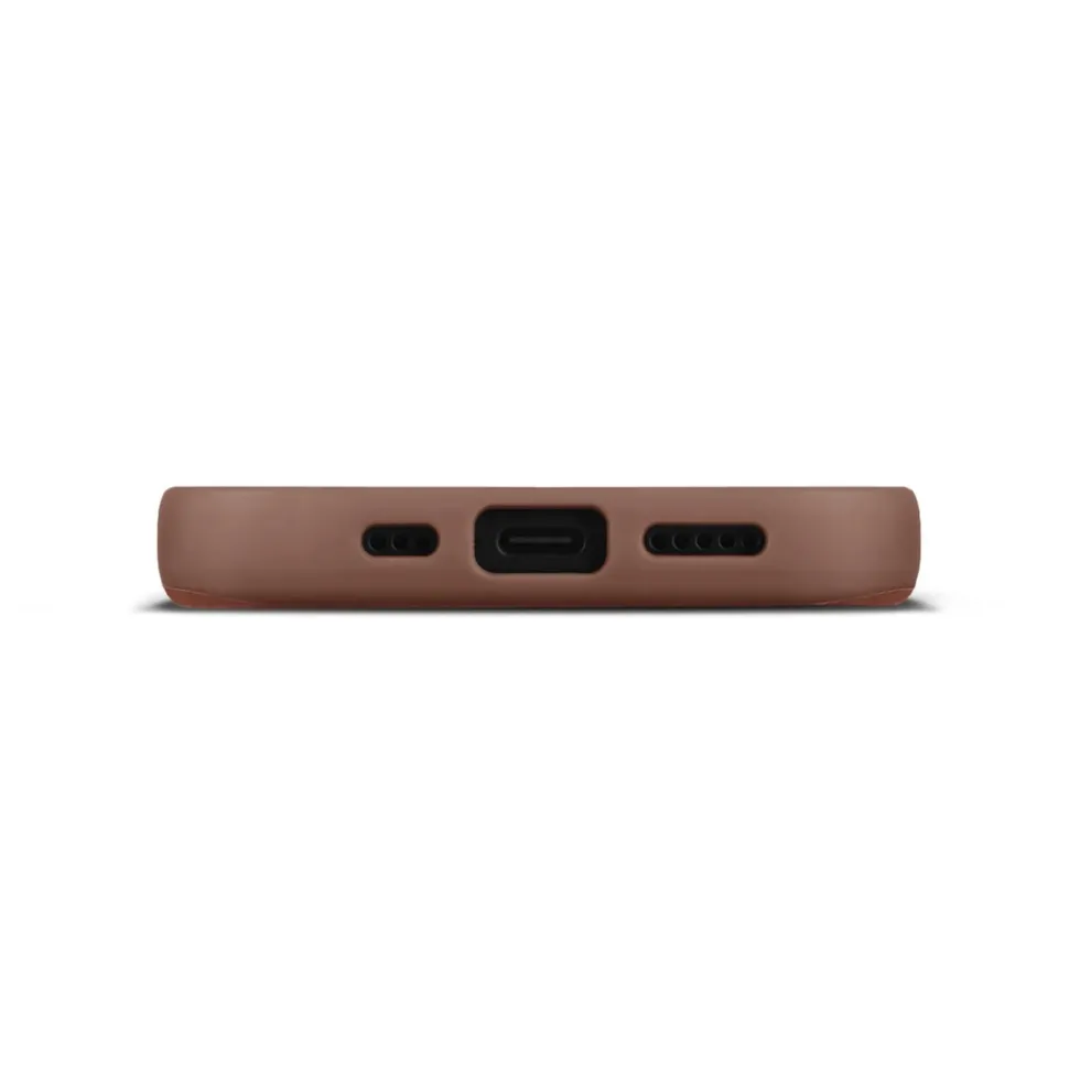 WOOLNUT Läderfodral för iPhone 17 Cognac
