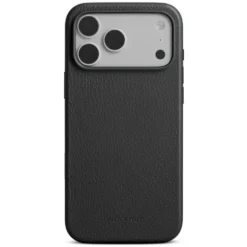 WOOLNUT Läderfodral för iPhone 17 Pro Max Svart