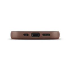 WOOLNUT Läderfodral för iPhone 16 Pro Cognac