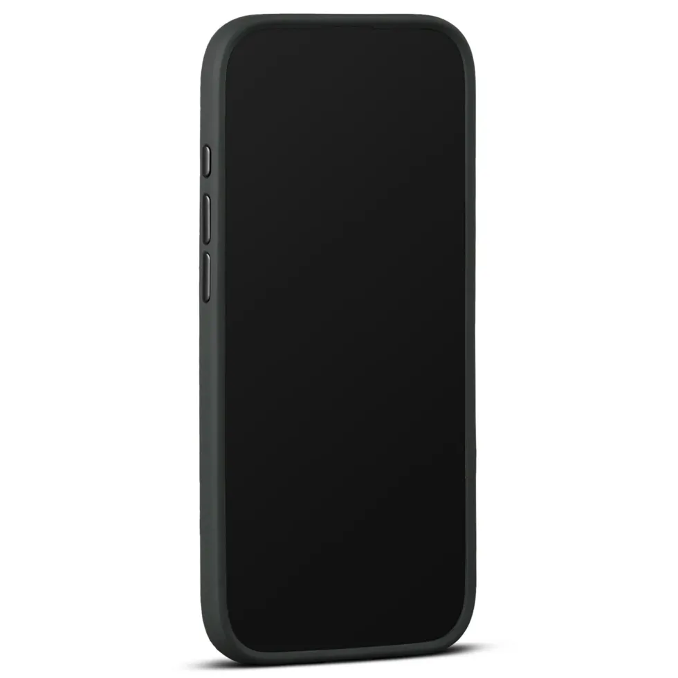 WOOLNUT Läderfodral för iPhone Air Svart