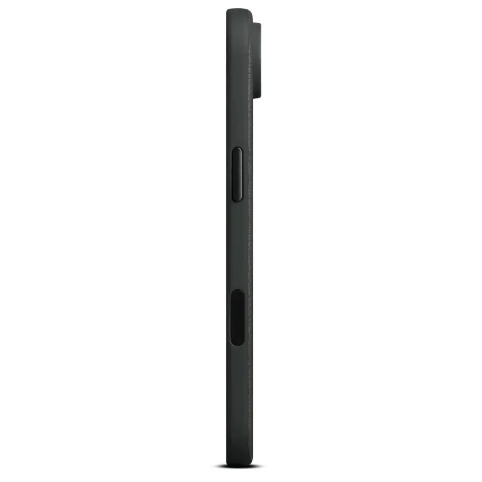 WOOLNUT Läderfodral för iPhone Air Svart