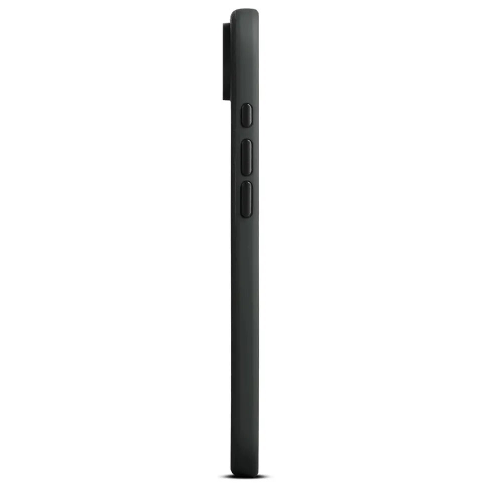 WOOLNUT Läderfodral för iPhone Air Svart