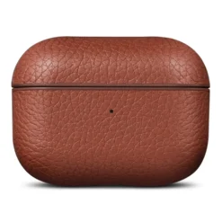 WOOLNUT Skal i läder till AirPods Pro 3-laddfodral Cognac