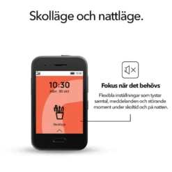 Xplora One - barnmobil utan internet och sociala medier Svart