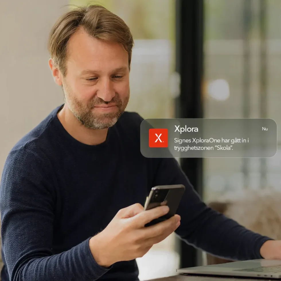 Xplora One - barnmobil utan internet och sociala medier Svart