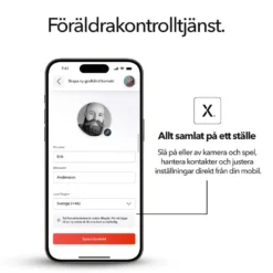 Xplora One - barnmobil utan internet och sociala medier Svart