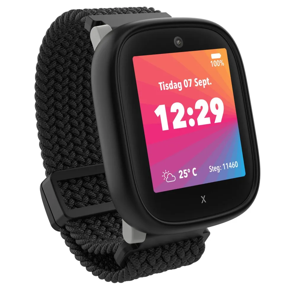 Xplora X6Play (Gen. 2) GPS-klocka med telefon för barn Svart