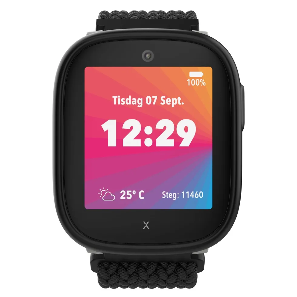 Xplora X6Play (Gen. 2) GPS-klocka med telefon för barn Svart