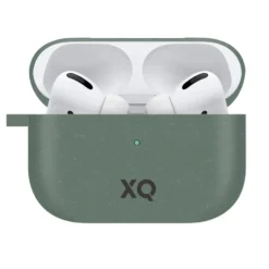 Xqisit Komposterbart fodral för AirPods Pro (Gen 1, 2019) Grön