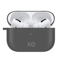 Xqisit Komposterbart fodral för AirPods Pro (Gen 1, 2019) Svart