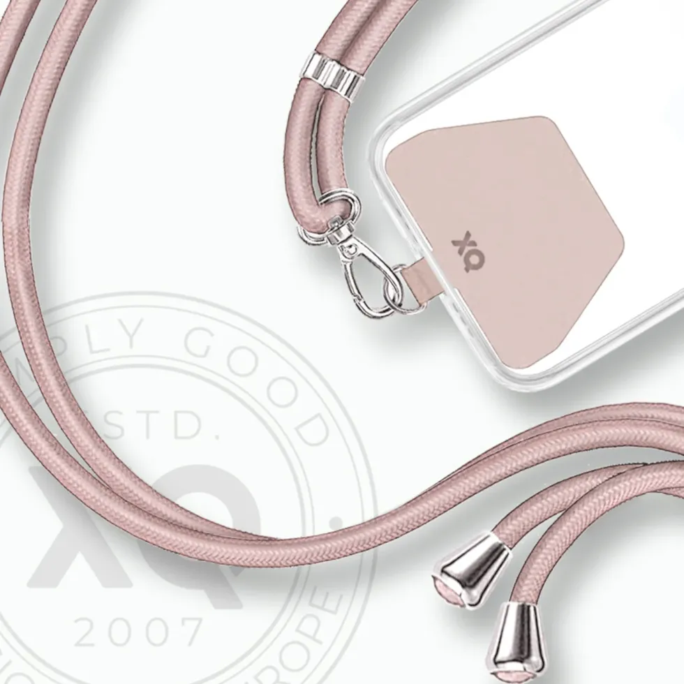 Xqisit Phone Strap Universal mobilrem för mobilskal Rosa
