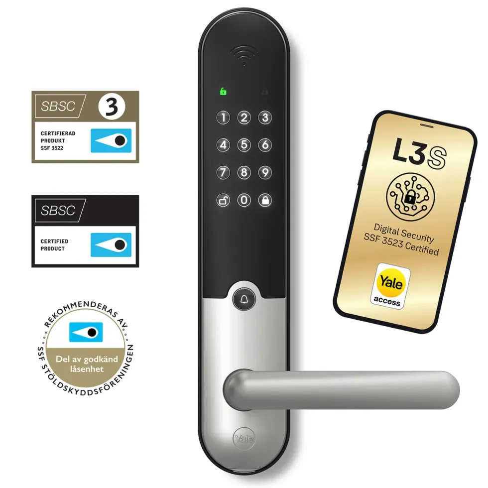 Yale Doorman L3S Flex Borstat stål