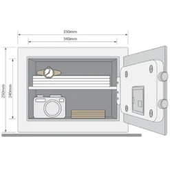 Yale Value Safe Medium Värdeskåp 5,6 kg