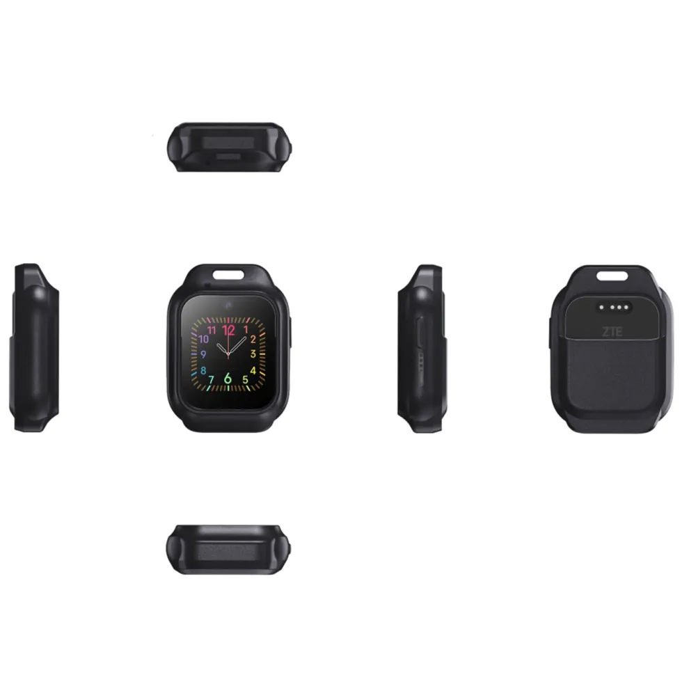 ZTE Klockskydd med halsrem för Watch K2 och K2 Pro Svart
