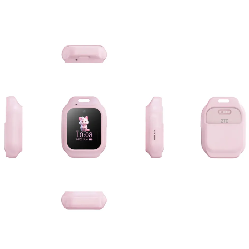 ZTE Klockskydd med halsrem för Watch K2 och K2 Pro Rosa