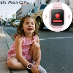 ZTE Watch K2 Pro – smartklocka för barn Rosa
