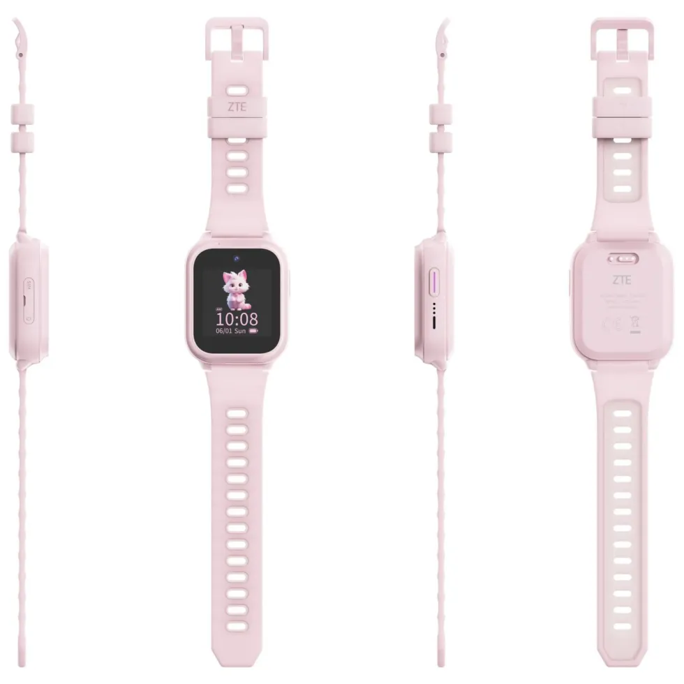 ZTE Watch K2 Pro – smartklocka för barn Rosa